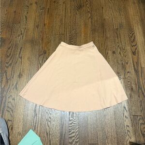 Elegant Peach A-Line Skirt